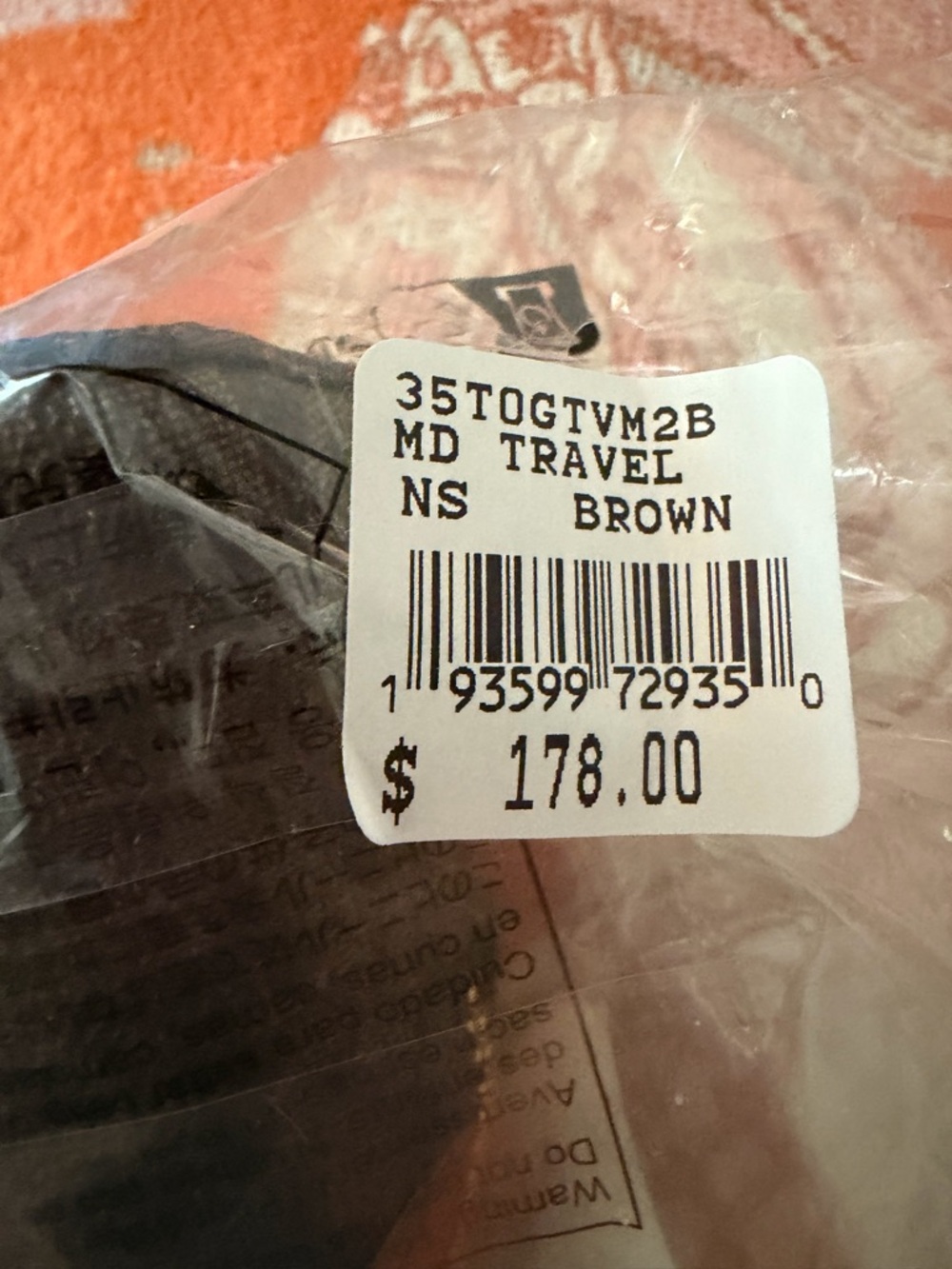 Michael Kors Brown and Gold MK Logo Dome Cosmetic Case - Picture 8 of 8